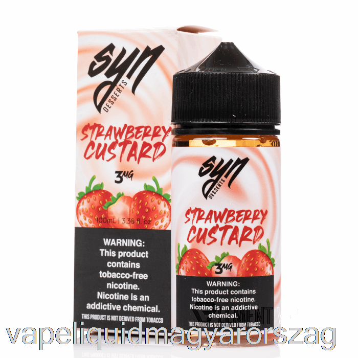 Eper Puding - Syn Liquid - 100ml 0mg Vape Pen